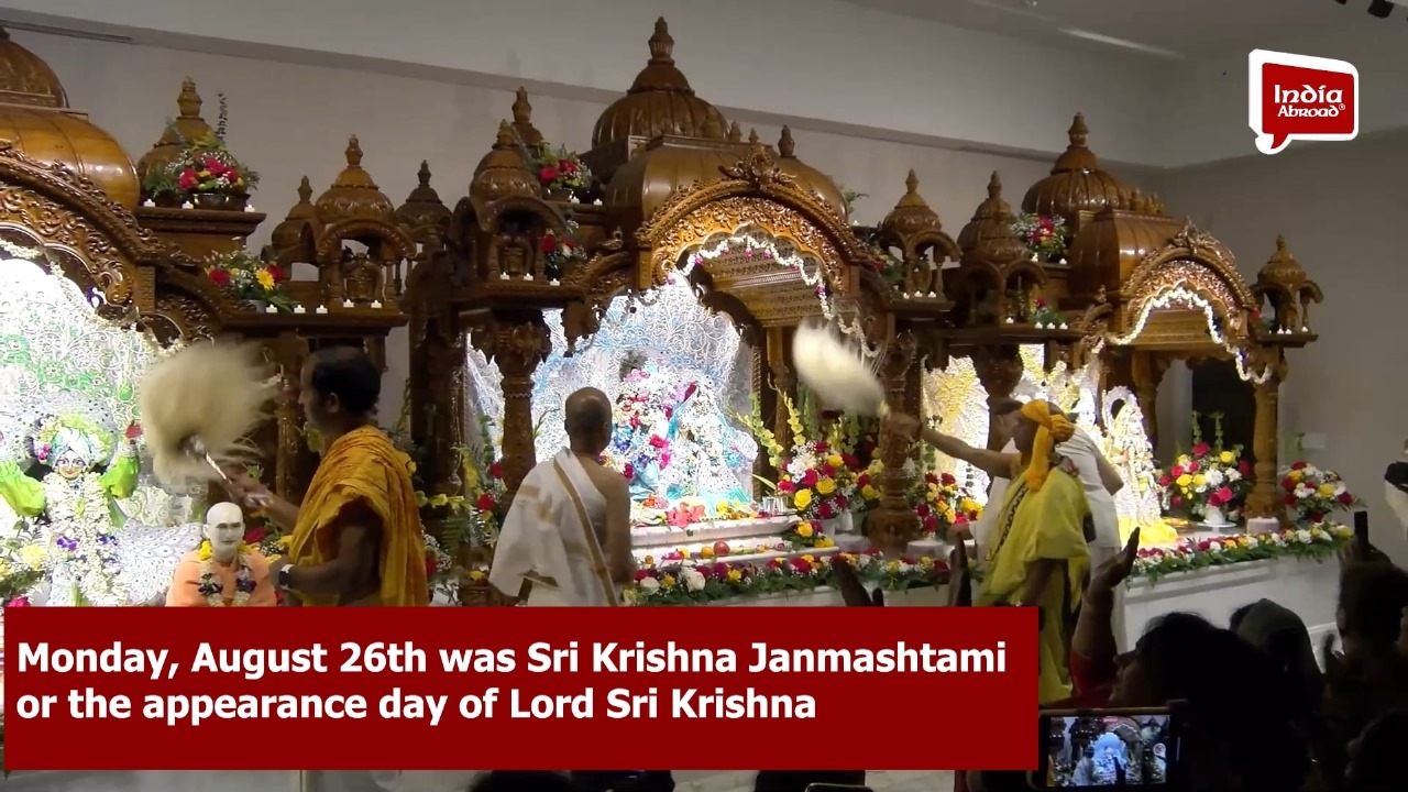 Krishna Janmashtami celebrations at ISKON of DC sees 15,000 people 